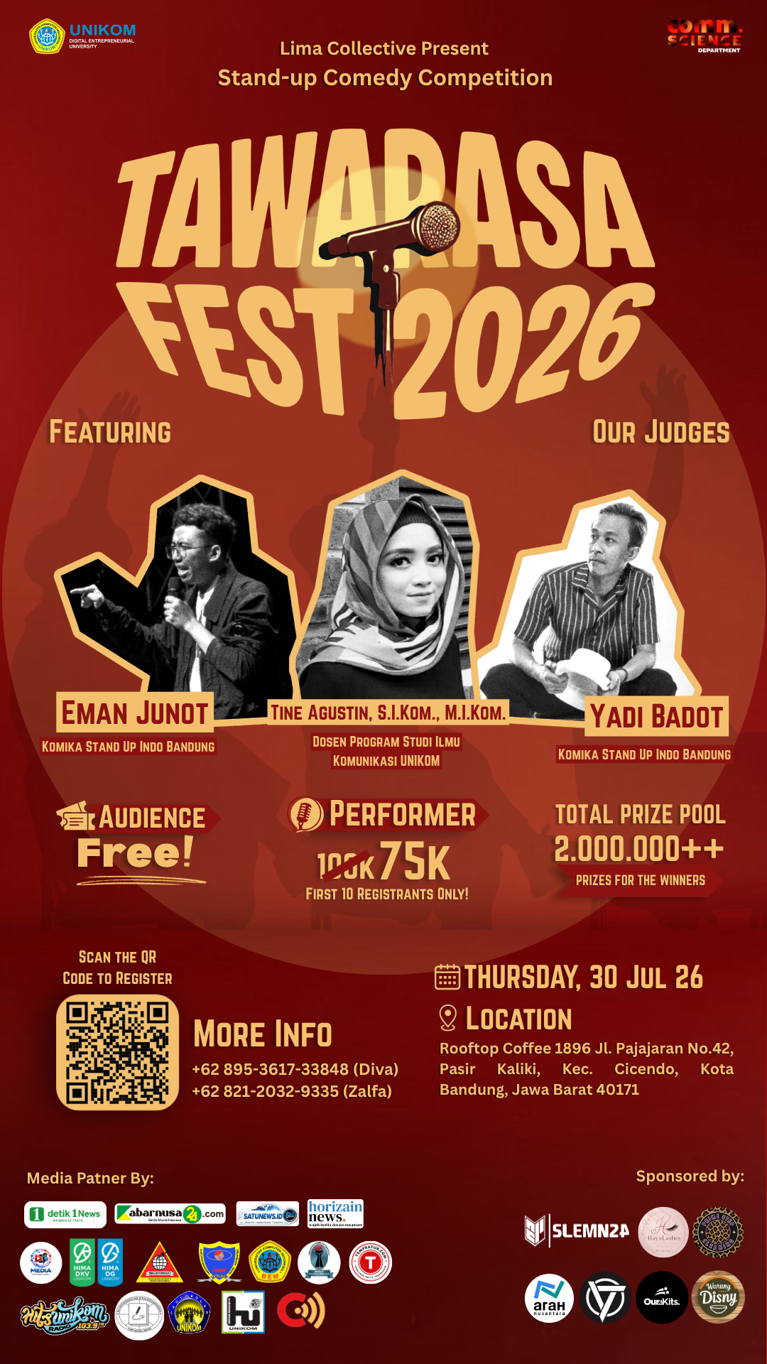 TAWARASA FEST 2026 : STAND UP COMEDY COMPETITION